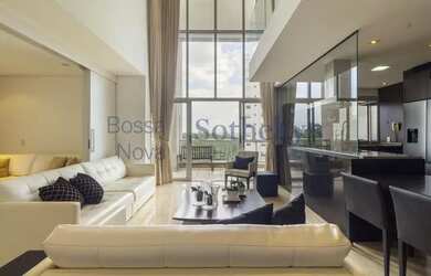 Imagem: O apartamento na cobertura possui 2 Dormitórios, 3 Banheiros