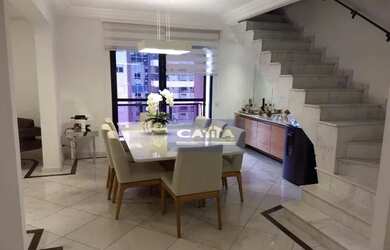 Imagem: O apartamento na cobertura possui 4 Dormitórios, 5 Banheiros