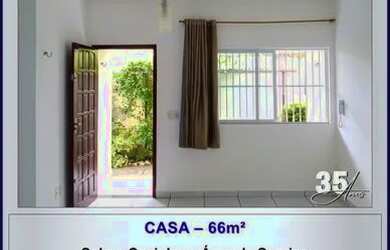 Imagem: A casa em condomínio possui 2 Dormitórios, 1 Banheiro, 1 Vaga