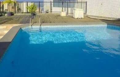 Imagem: O apartamento na cobertura possui 4 Dormitórios, 4 Banheiros