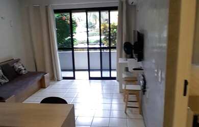 Imagem: O apartamento possui 1 Dormitório, 2 Banheiros, 1 Vaga na garagem