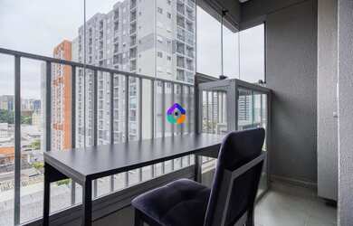Imagem 9: Studio Mobiliado com Varanda em Moema
