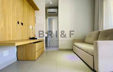 Imagem: O apartamento possui 1 Dormitório, 1 Banheiro, 1 Vaga na garagem