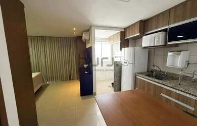 Imagem: O studio possui 1 Dormitório, 1 Banheiro, 1 Vaga na garagem