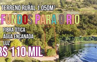 Imagem 1: 114971 CHACRINHA OU TERRENO RURAL NA BEIRA DO RIO COM FIBRA ÓTICA , LUZ...