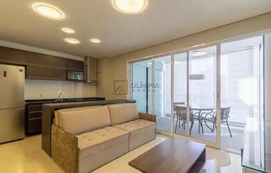 Imagem: O apartamento para alugar possui 1 Dormitório, 2 Banheiros