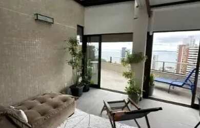 Imagem: O apartamento na cobertura possui 4 Dormitórios, 5 Banheiros