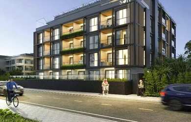 Imagem: O apartamento possui 2 Dormitórios, 1 Banheiro, 1 Vaga na garagem