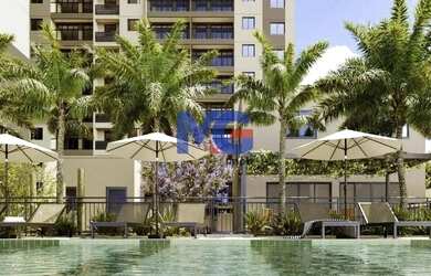 Imagem: O apartamento possui 2 Dormitórios, 1 Banheiro, 1 Vaga na garagem