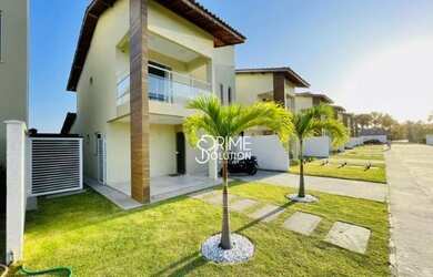 Imagem: A casa em condomínio possui 4 Dormitórios, 5 Banheiros, 2