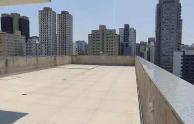 Imagem: O apartamento na cobertura possui 4 Dormitórios, 5 Banheiros