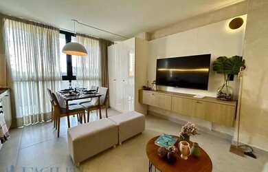 Imagem: O studio possui 2 Dormitórios, 1 Banheiro e 66m² de Área