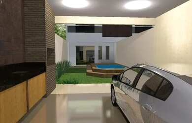 Imagem: A casa possui 3 Dormitórios, 5 Banheiros, 1 Vaga na garagem