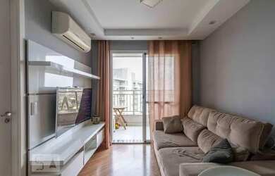 Imagem: O apartamento possui 1 Dormitório, 1 Banheiro, 1 Vaga na garagem