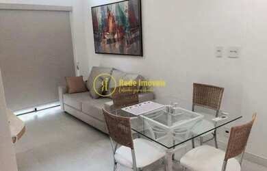 Imagem: O apartamento possui 1 Dormitório, 2 Banheiros, 1 Vaga na garagem