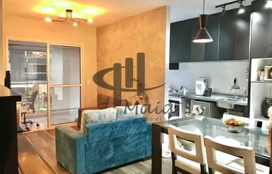 Imagem: O apartamento possui 2 Dormitórios, 1 Banheiro, 1 Vaga na garagem