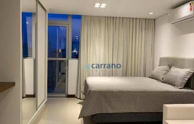 Imagem: O studio possui 1 Dormitório, 1 Banheiro, 1 Vaga na garagem