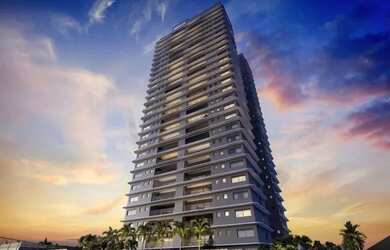 Imagem: O apartamento possui 4 Dormitórios, 5 Banheiros, 3 Vagas na