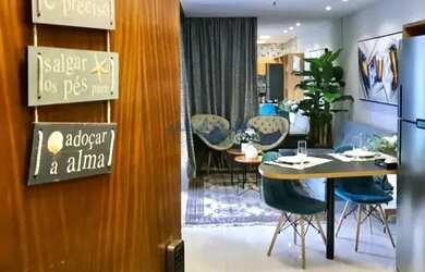 Imagem: O apartamento possui 1 Dormitório, 1 Banheiro, 1 Vaga na garagem