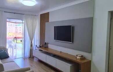 Imagem: O apartamento possui 3 Dormitórios, Acomodam 6 pessoas, 2 Vagas