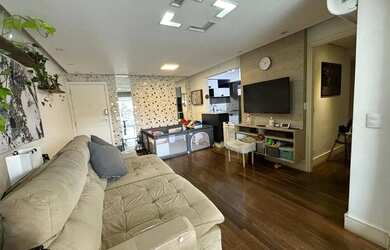 Imagem: O apartamento possui 2 Dormitórios, 2 Banheiros, 2 Vagas na