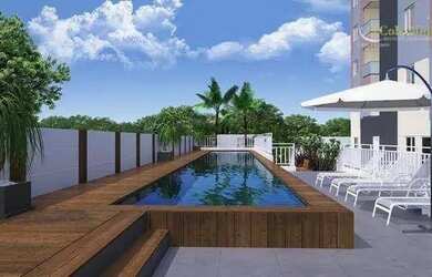 Imagem: O apartamento possui 2 Dormitórios, 1 Banheiro, 2 Vagas na