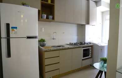 Imagem: O apartamento possui 2 Dormitórios, 2 Banheiros, 1 Vaga na