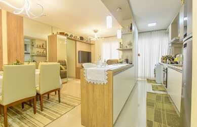 Imagem: O apartamento possui 3 Dormitórios, 2 Banheiros, 1 Vaga na