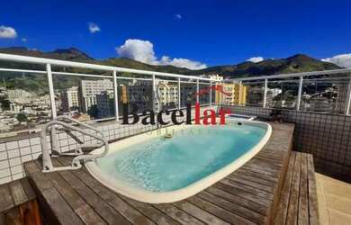 Imagem: O apartamento na cobertura possui 4 Dormitórios, 5 Banheiros