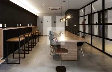 Imagem: A kitnet possui 1 Dormitório, 1 Banheiro, 24m² de Área e