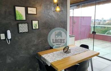 Imagem: O apartamento na cobertura possui 2 Dormitórios, 1 Banheiro