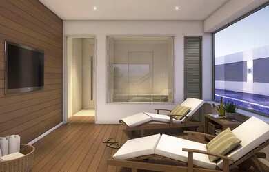 Imagem: O apartamento possui 4 Dormitórios, 3 Banheiros, 2 Vagas na