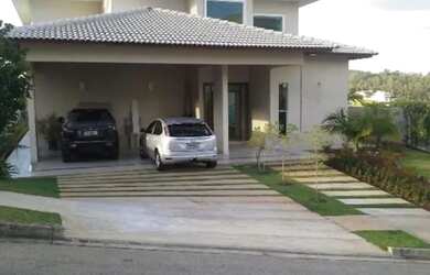 Imagem: A casa em condomínio possui 4 Dormitórios, 4 Banheiros, 2