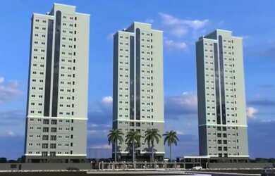 Imagem: O apartamento possui 2 Dormitórios, 1 Banheiro, 1 Vaga na garagem