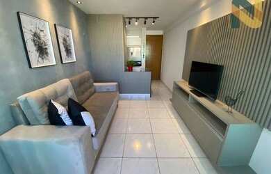 Imagem: O apartamento possui 1 Dormitório, 1 Banheiro, 1 Vaga na garagem