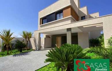 Imagem: A casa em condomínio possui 3 Dormitórios, 5 Banheiros, 4