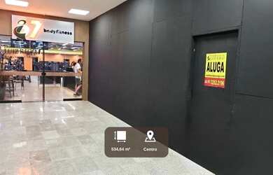 Imagem: O depósito possui 535m² de Área e está localizado em Centro