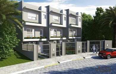 Imagem: A casa possui 3 Dormitórios, 1 Banheiro, 2 Vagas na garagem