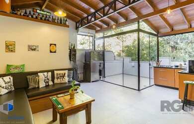 Imagem: O apartamento na cobertura possui 1 Dormitório, 2 Banheiros