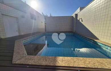 Imagem: O apartamento na cobertura possui 4 Dormitórios, 5 Banheiros