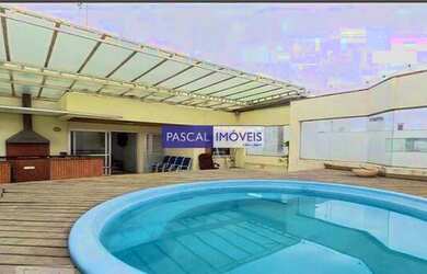 Imagem: O apartamento na cobertura possui 3 Dormitórios, 4 Banheiros