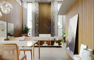 Imagem: A casa possui 4 Dormitórios, 5 Banheiros, 2 Vagas na garagem