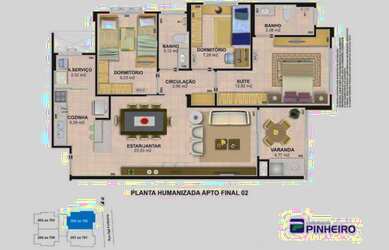 Imagem 6: Apartamento de 3 quartos sendo 1 suíte na Trindade - Florianópolis -...