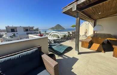 Imagem: O apartamento na cobertura possui 4 Dormitórios, 3 Banheiros