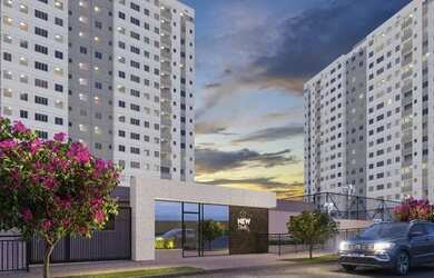 Imagem: O apartamento possui 2 Dormitórios, 1 Banheiro, 1 Vaga na garagem