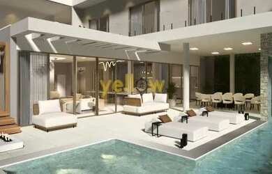 Imagem: A casa em condomínio possui 4 Dormitórios, 5 Banheiros, 4