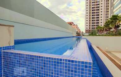 Imagem: O apartamento possui 1 Dormitório, 1 Banheiro, 1 Vaga na garagem