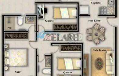 Imagem 2: Imóvel para venda tem 69 metros quadrados com 3 quartos em Jardim Paulistano...