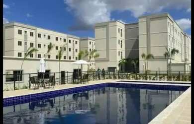 Imagem: O apartamento possui 2 Dormitórios, 1 Banheiro, 1 Vaga na garagem