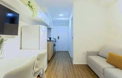 Imagem: O apartamento possui 1 Dormitório, 1 Banheiro, 27m² de Área